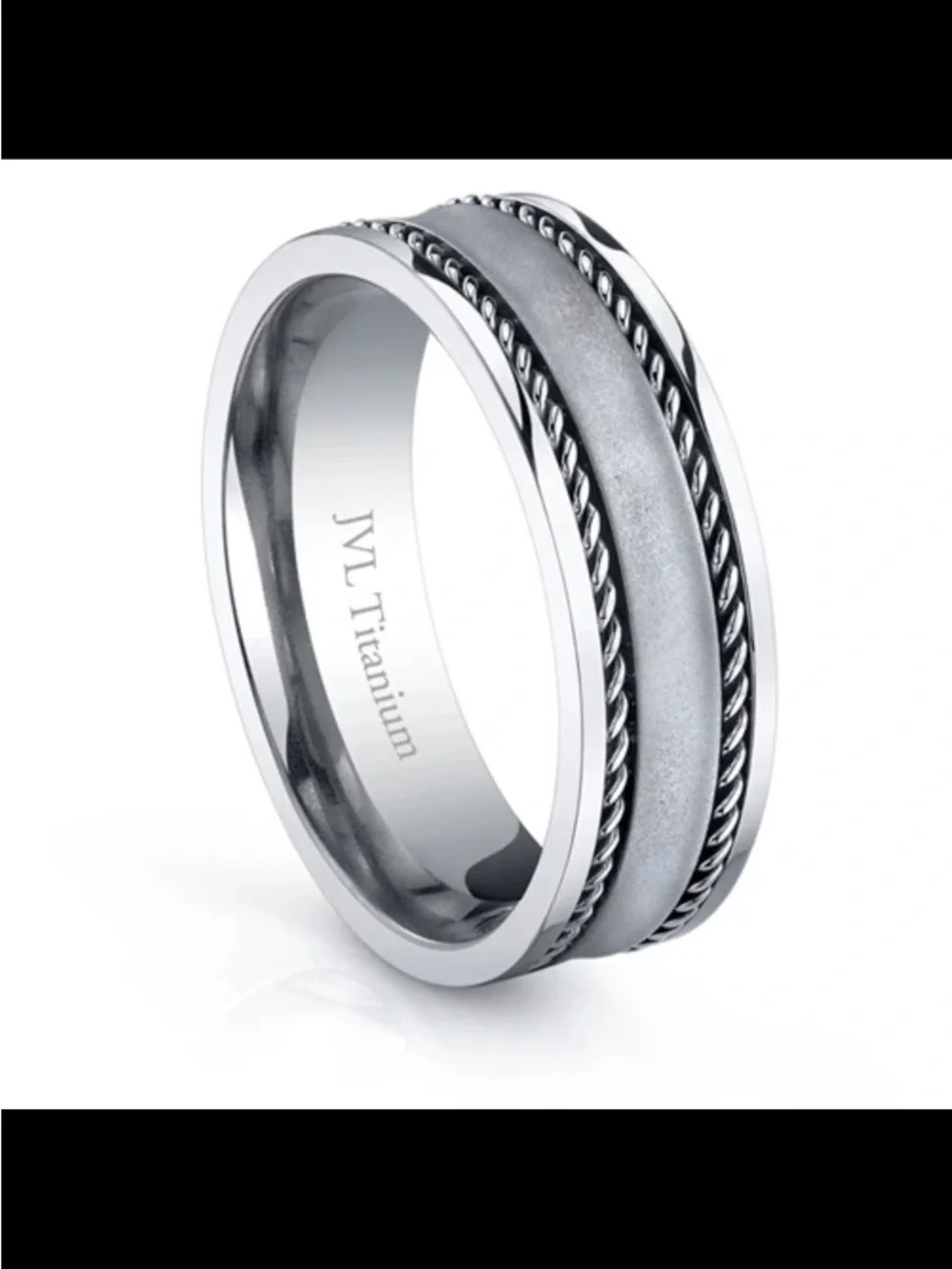 Roman (for him) Titanium Rings